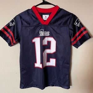 Youth New England Patriot Tom Brady #12 Jersey